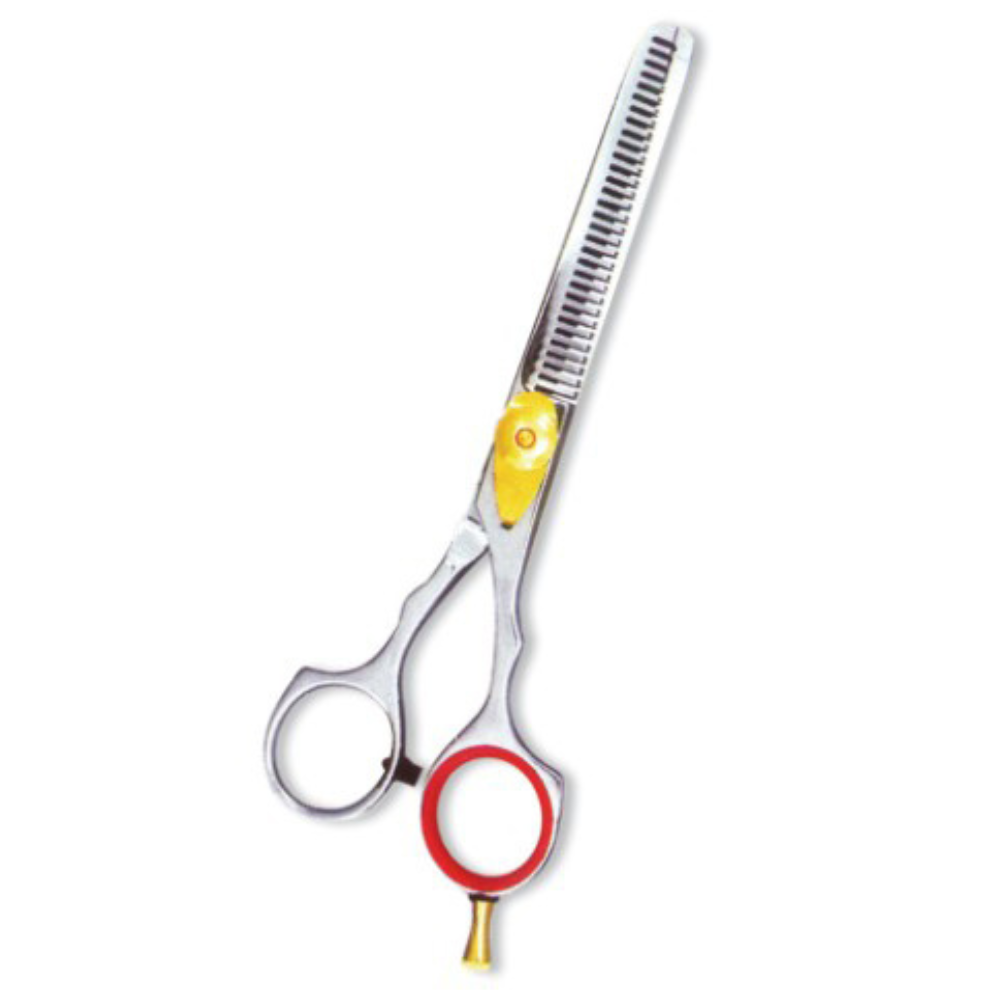 Rofessional Thinning Scissor. One Blade Teeth and One Blade Razor. Mirror Finish.