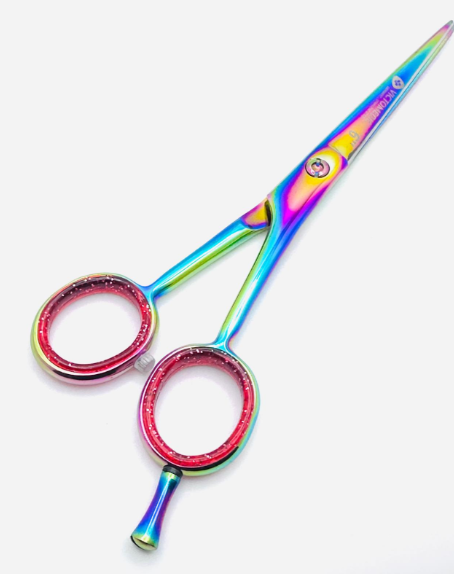 Professional Barber Razor Edge Scissors Multi Color 6 - Image 2