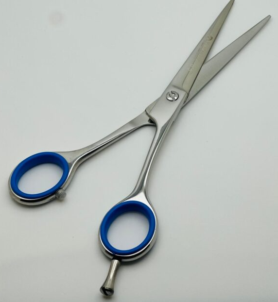 Flat Model Razor Edge Barber Scissor Silver Color 6.5 - Image 2