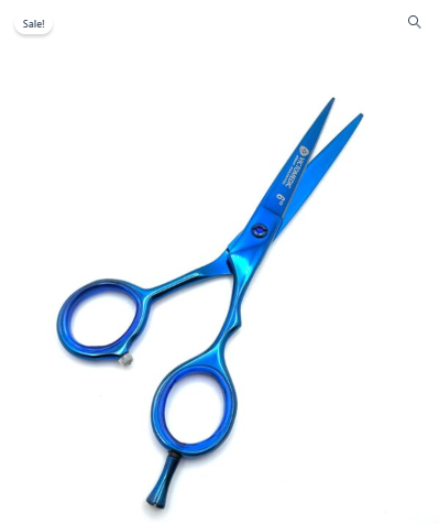 Jaguar Single Tari Razor Edge Barber Scissor Blue Color 6