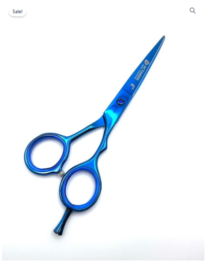 Jaguar Single Tari Razor Edge Barber Scissor Blue Color 6 - Image 2
