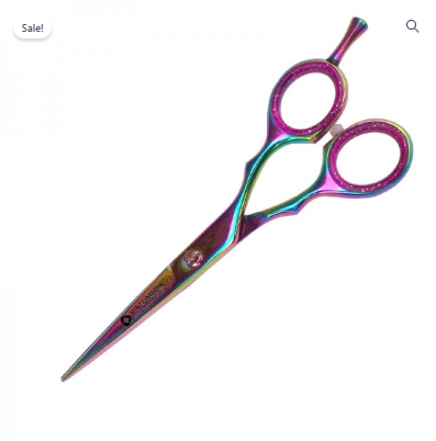 Professional Barber Razor Edge Scissors Multi Color 5.5