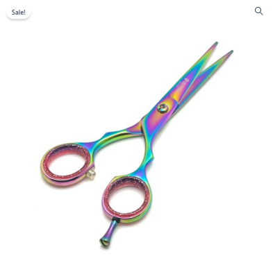 Professional Barber Razor Edge Scissors Multi Color 5.5 - Image 2