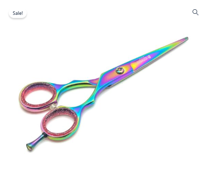 Professional Barber Razor Edge Scissors Multi Color 5.5 - Image 3