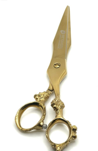 Dragon Razor Edge Barber Scissor Gold Color 6.5 - Image 2